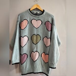 Vintage Hearts Sweater